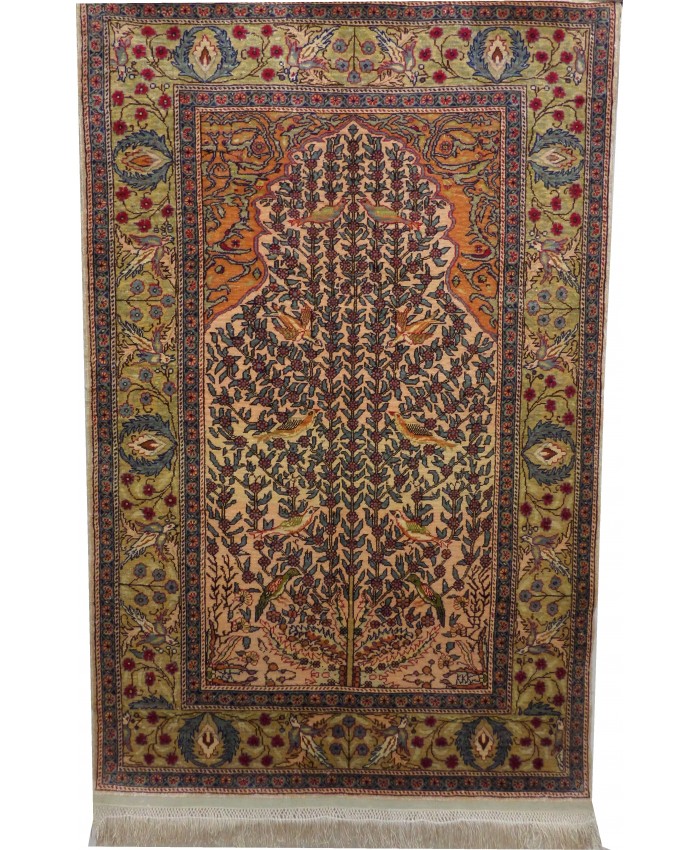 Handmade Turkish Kayseri  Original Silk Carpet – FREE SHIPPING..!
